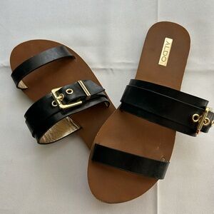 Aldo Women’s 8.5 Black Sandals